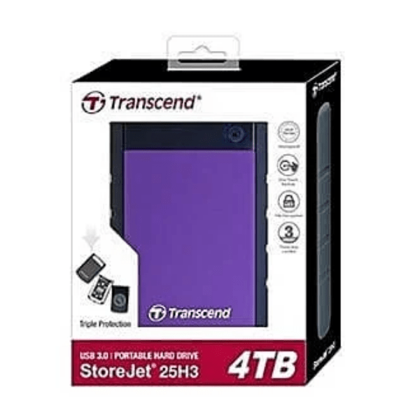 Transcend 4TB StoreJet M3 USB 3.0, 2.5-inch External Hard Drive
